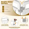 6-Panel HDPE Dog Playpen - Convertible Design (Playpen/Fence), Lockable Door, Suction Cups + Ground Stakes