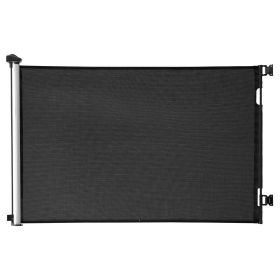 Retractable Baby Gate, Extends to 57 inch Wide, 38.5 inch Tall, with Security Lock, Easy to Use, Walk Through Without Tripping (Height: 41 in, Width: 55 inch)