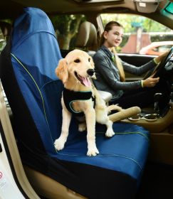 Car Seat Cover/Protector For Dog, Cats, Or Children (Color: Blue)